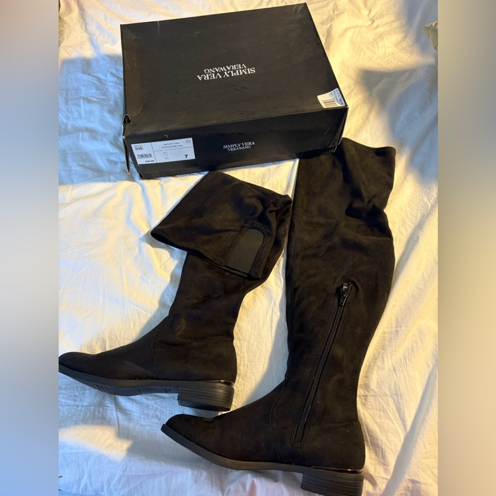 NEVER WORN SIMPLY VERA over the knee boots